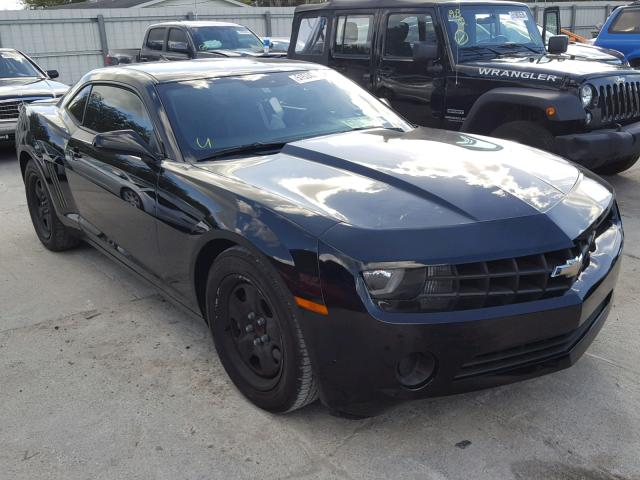 2G1FA1E30D9160772 - 2013 CHEVROLET CAMARO LS BLACK photo 1