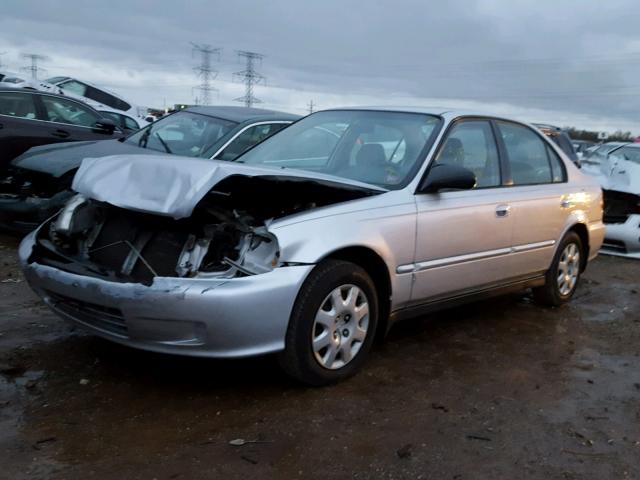 2HGEJ6619XH539908 - 1999 HONDA CIVIC BASE SILVER photo 2