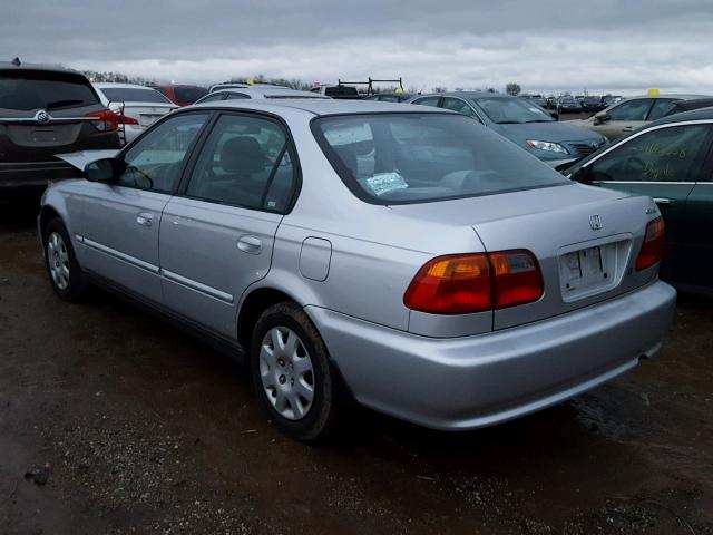 2HGEJ6619XH539908 - 1999 HONDA CIVIC BASE SILVER photo 3