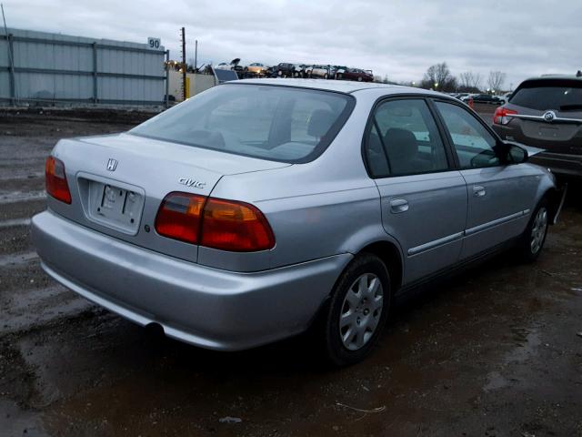 2HGEJ6619XH539908 - 1999 HONDA CIVIC BASE SILVER photo 4
