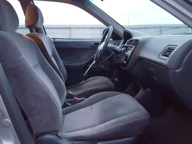 2HGEJ6619XH539908 - 1999 HONDA CIVIC BASE SILVER photo 5