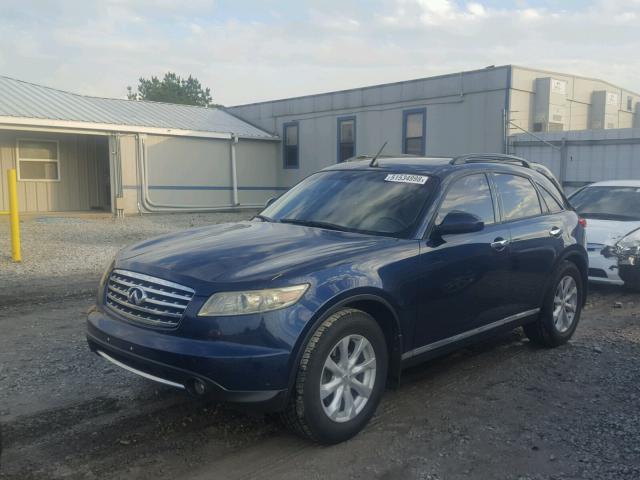 JNRAS08W46X202735 - 2006 INFINITI FX35 BLUE photo 2