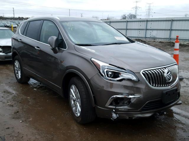 LRBFX2SA9JD009750 - 2018 BUICK ENVISION E BROWN photo 1