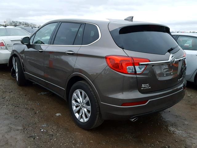 LRBFX2SA9JD009750 - 2018 BUICK ENVISION E BROWN photo 3