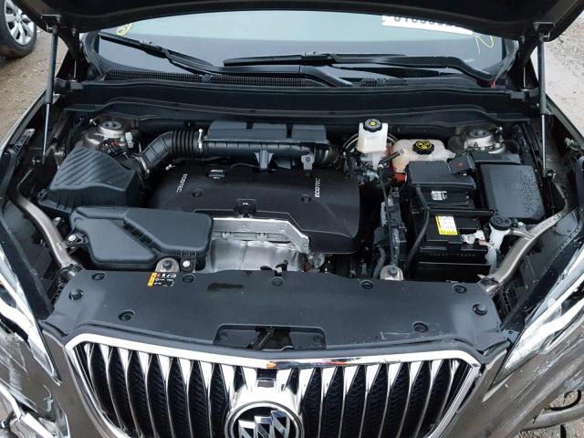 LRBFX2SA9JD009750 - 2018 BUICK ENVISION E BROWN photo 7