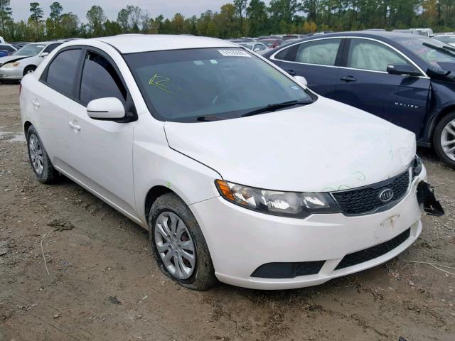 KNAFU4A24B5357139 - 2011 KIA FORTE EX WHITE photo 1