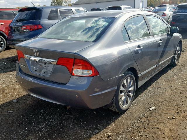 19XFA1F81AE044818 - 2010 HONDA CIVIC EX GRAY photo 4