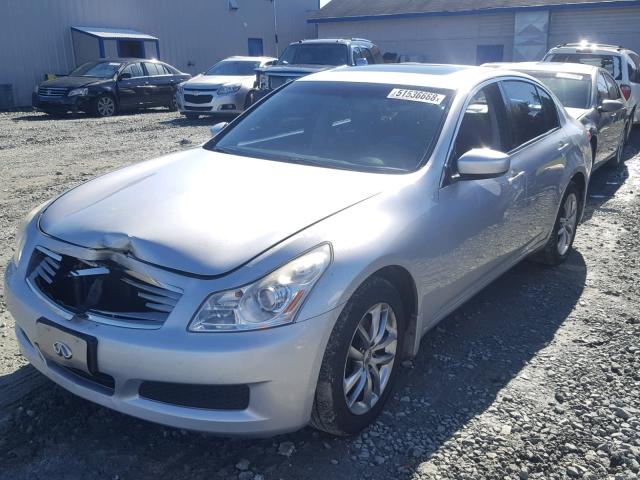 JNKCV61F29M351274 - 2009 INFINITI G37 SILVER photo 2