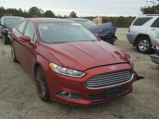 3FA6P0HR7DR200961 - 2013 FORD FUSION SE MAROON photo 1