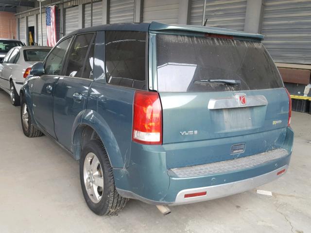 5GZCZ33Z27S812394 - 2007 SATURN VUE HYBRID GREEN photo 3