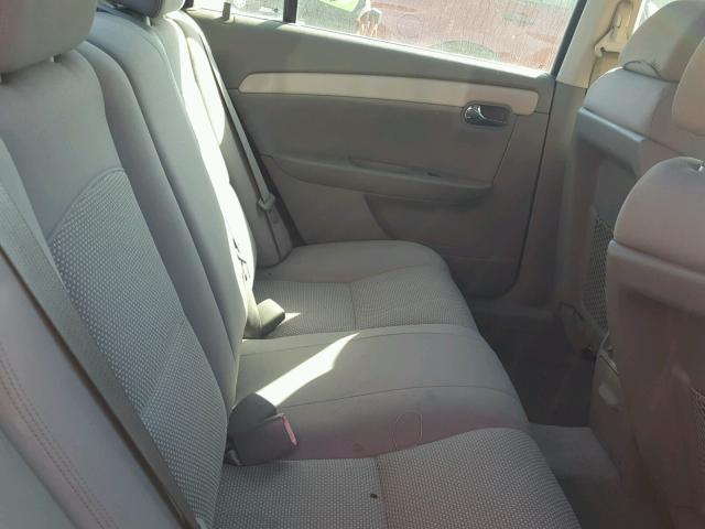 1G1ZG57B68F206125 - 2008 CHEVROLET MALIBU LS 银色 照片 6