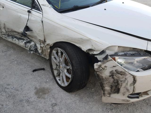 1G1ZE5EB8AF261920 - 2010 CHEVROLET MALIBU LTZ 白色 照片 9