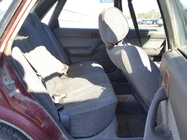 4T1SV21E6KU092206 - 1989 TOYOTA CAMRY DLX 红色 照片 6