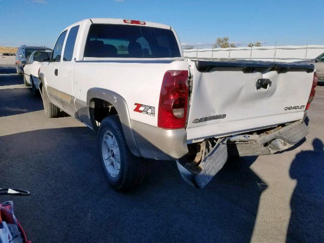 2GCEK19T231219960 - 2003 CHEVROLET SILVERADO WHITE photo 3