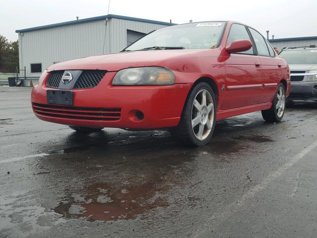 3N1AB51A16L586953 - 2006 NISSAN SENTRA SE- RED photo 2