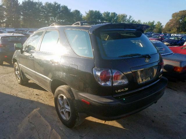 JTJHF10U530296211 - 2003 LEXUS RX 300 BLACK photo 3