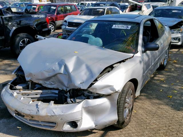 1G1JH12F727479752 - 2002 CHEVROLET CAVALIER L SILVER photo 2