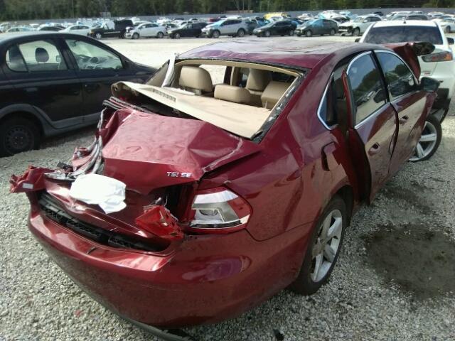 1VWBT7A33FC012004 - 2015 VOLKSWAGEN PASSAT SE RED photo 4