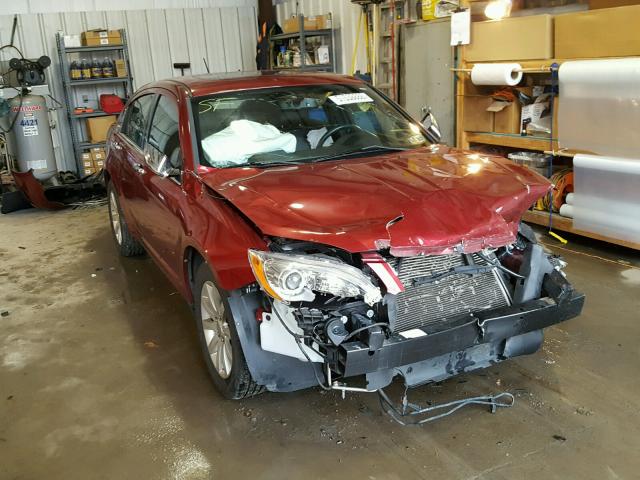 1C3CCBCG8DN699173 - 2013 CHRYSLER 200 LIMITE RED photo 1