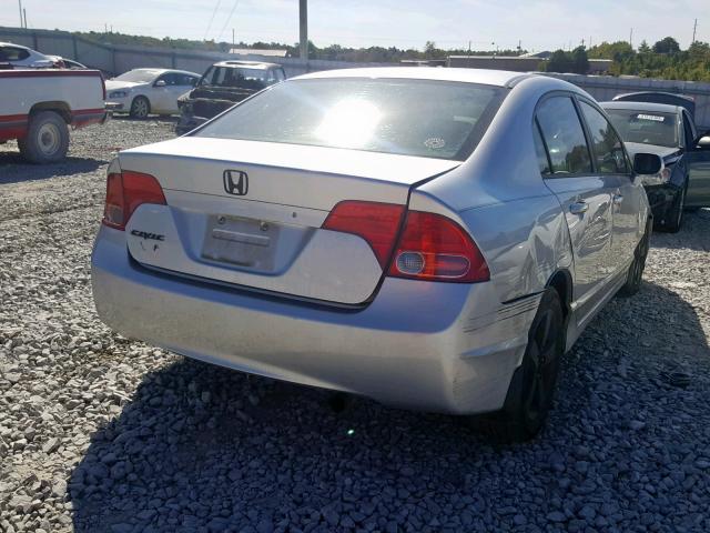 1HGFA16836L124878 - 2006 HONDA CIVIC EX GRAY photo 4