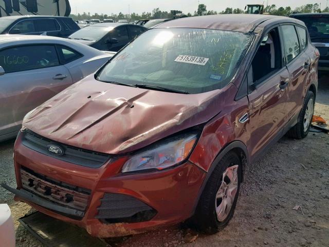 1FMCU0F73GUB96665 - 2016 FORD ESCAPE S RED photo 2