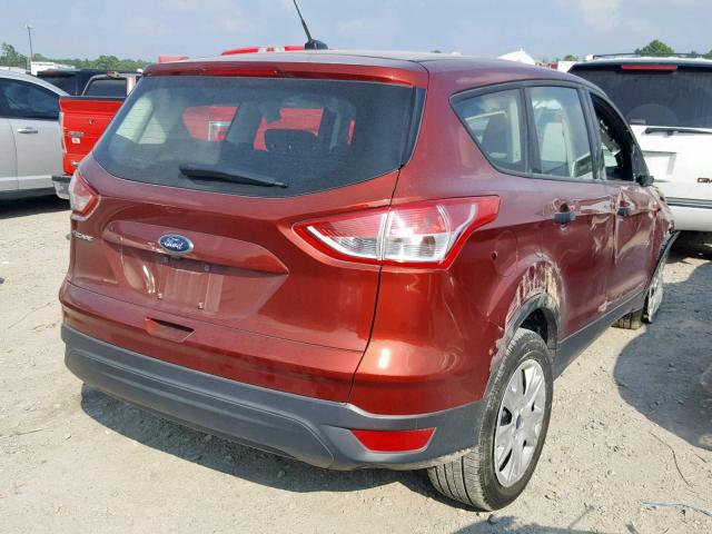 1FMCU0F73GUB96665 - 2016 FORD ESCAPE S RED photo 4