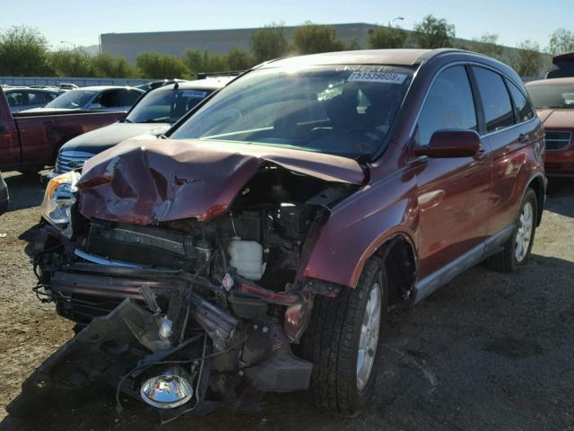 JHLRE38717C043964 - 2007 HONDA CR-V EXL RED photo 2