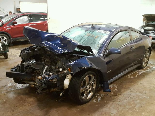 1G2ZM177584197020 - 2008 PONTIAC G6 GXP BLUE photo 2