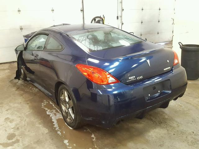 1G2ZM177584197020 - 2008 PONTIAC G6 GXP BLUE photo 3