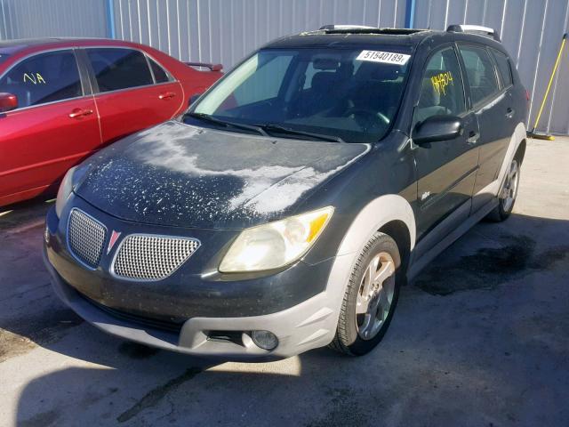 5Y2SL63825Z438381 - 2005 PONTIAC VIBE BLACK photo 2