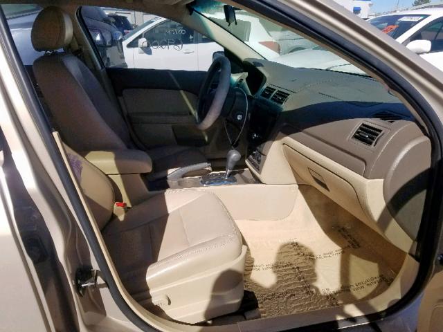 3FAHP07116R141624 - 2006 FORD FUSION SE GOLD photo 5