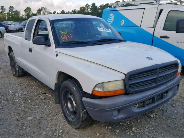 1D7HL12X53S342973 - 2003 DODGE DAKOTA SXT WHITE photo 9