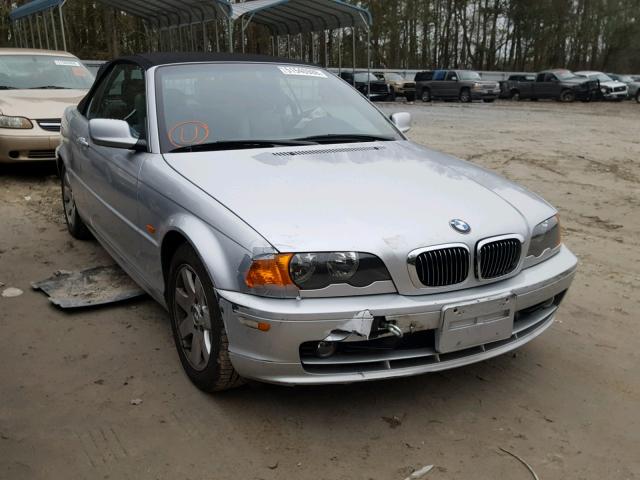 WBABS33471JY50154 - 2001 BMW 325 CI SILVER photo 1