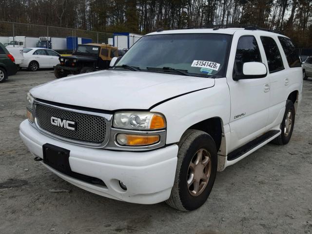 1GKEK63U54J254227 - 2004 GMC YUKON DENA WHITE photo 2