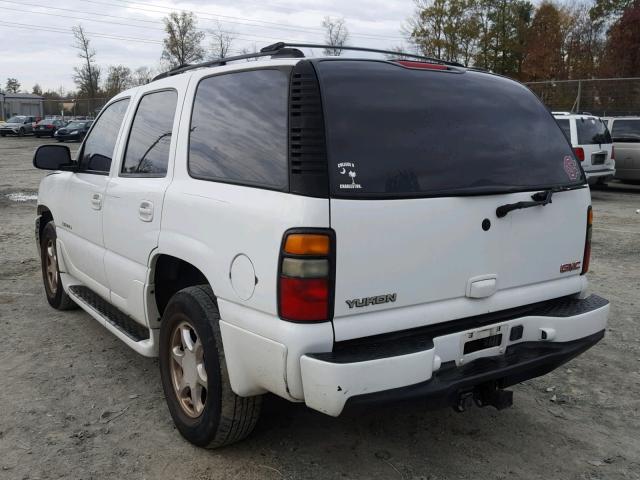 1GKEK63U54J254227 - 2004 GMC YUKON DENA WHITE photo 3