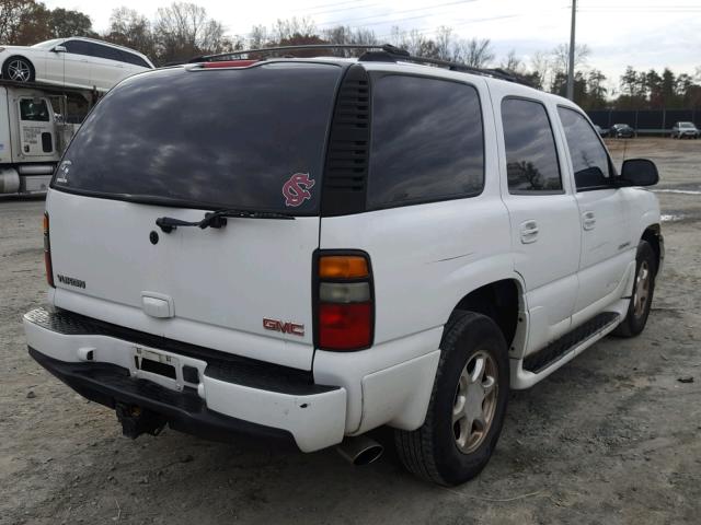 1GKEK63U54J254227 - 2004 GMC YUKON DENA WHITE photo 4