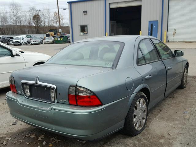 1LNHM87A04Y637929 - 2004 LINCOLN LS GREEN photo 4