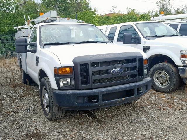 1FDSF30548EC23155 - 2008 FORD F350 SRW S WHITE photo 1