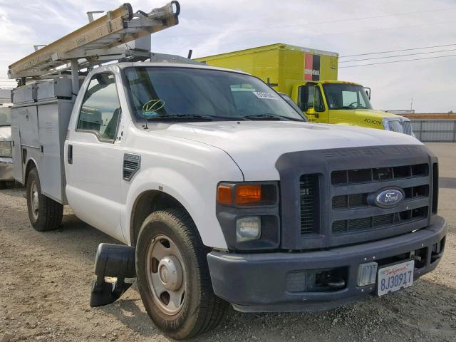 1FTWF30538EA26905 - 2008 FORD F350 SRW S WHITE photo 1