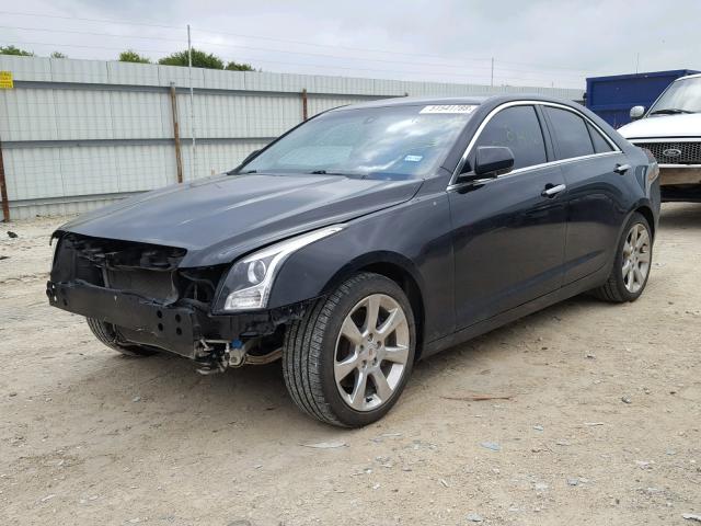 1G6AA5RX2D0137870 - 2013 CADILLAC ATS BLACK photo 2