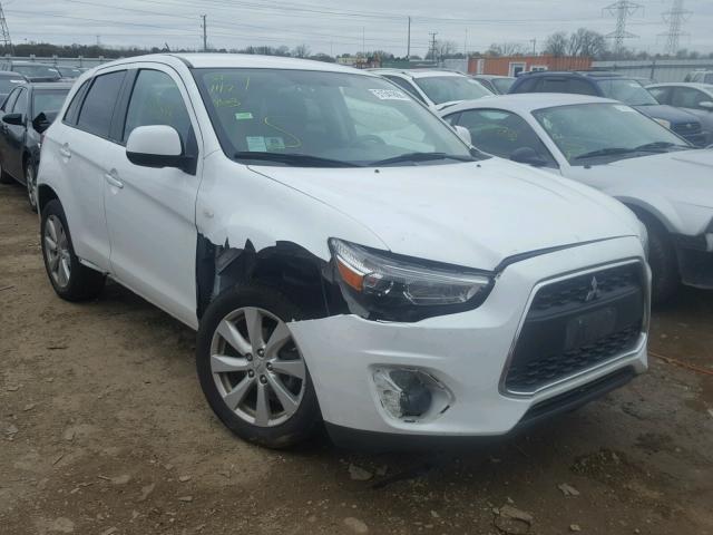 4A4AP3AW0FE026364 - 2015 MITSUBISHI OUTLANDER WHITE photo 1