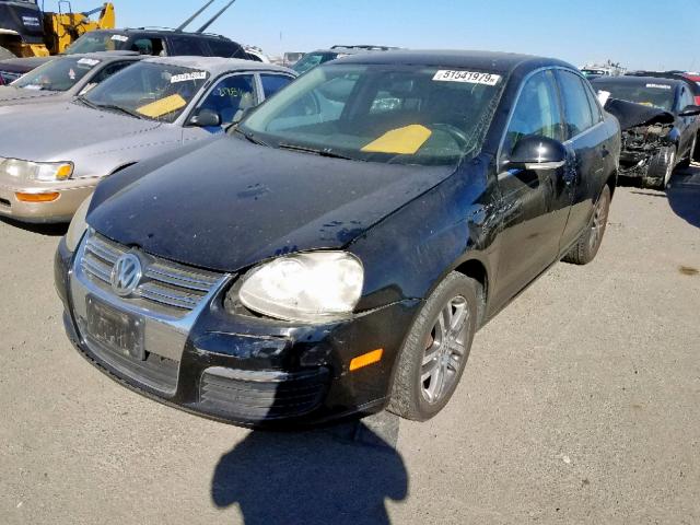 3VWST71KX6M630832 - 2006 VOLKSWAGEN JETTA TDI BLACK photo 2