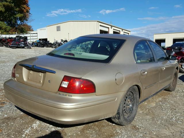 1MEFM50U0YA635318 - 2000 MERCURY SABLE GS GOLD photo 4