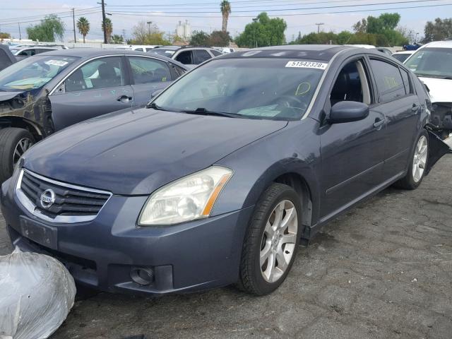 1N4BA41E97C841059 - 2007 NISSAN MAXIMA SE BLACK photo 2