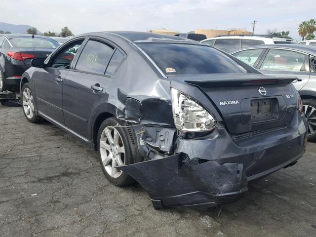 1N4BA41E97C841059 - 2007 NISSAN MAXIMA SE BLACK photo 3