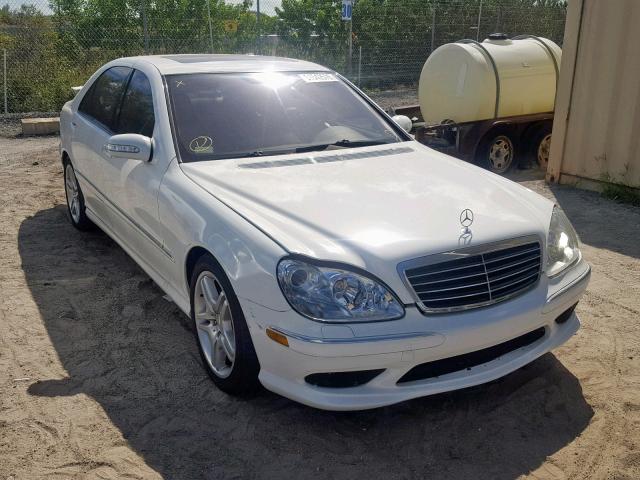 WDBNG75J46A464454 - 2006 MERCEDES-BENZ S 500 WHITE photo 1