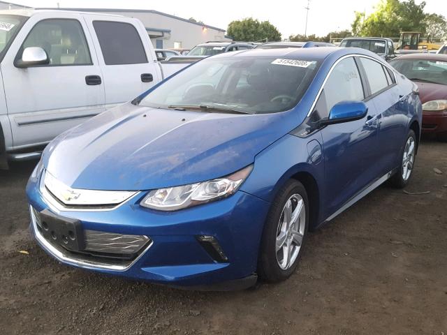 1G1RC6S5XHU119083 - 2017 CHEVROLET VOLT LT BLUE photo 2