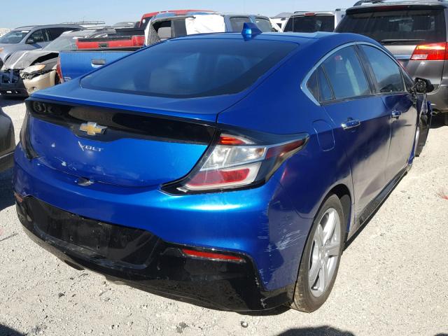 1G1RC6S5XHU119083 - 2017 CHEVROLET VOLT LT BLUE photo 4