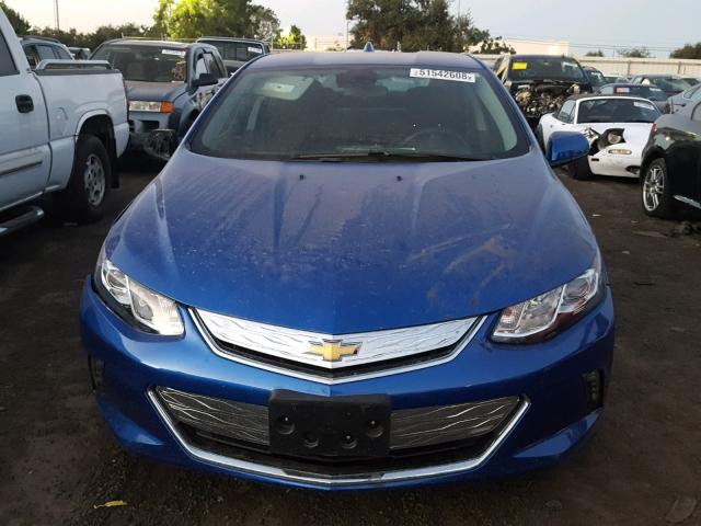 1G1RC6S5XHU119083 - 2017 CHEVROLET VOLT LT BLUE photo 9