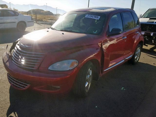 3C8FY68814T342953 - 2004 CHRYSLER PT CRUISER RED photo 2